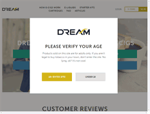 Tablet Screenshot of dreamsmoke.com